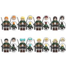 8Pcs Attack On Titan Minifigures Scout Legion Training Corps Soldier Min... - £18.49 GBP