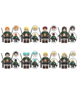 8Pcs Attack On Titan Minifigures Scout Legion Training Corps Soldier Min... - £18.69 GBP