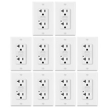 20 Amp Non-Tamper Resistant Gfci Outlets, Decor Gfi Receptacles With Led... - £89.45 GBP