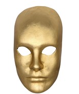 Venetian mask, golden full face mask for your masquerade party or hallow... - €64,38 EUR