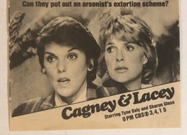 Cagney And Lacey TV Guide Print Ad Sharon Gless Tyne Daly TPA6 - £6.32 GBP