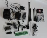 Lot Of Assorted Walkie Talkie Accessories And Parts With Charger, Antennas - $39.59