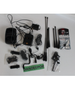 Lot Of Assorted Walkie Talkie Accessories And Parts With Charger, Antennas - £31.14 GBP