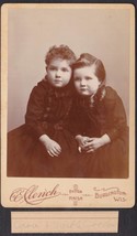 Grace Maude Gooder Hoffman &amp; Mabel Estee Gooder Champlin Cabinet Photo - £15.61 GBP