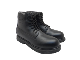 Rawlings Men&#39;s 8&quot; Rigger Soft Toe Work Boots Black Leather Size 11.5M - $21.37