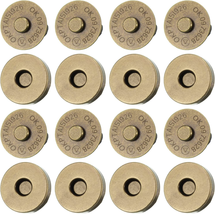 20 Set Magnetic Snaps, Purse Magnetic Bag Fastener Clasp Magnetic Button Replace - £10.16 GBP