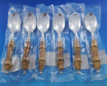 Tahiti by Buccellati Sterling Silver Teaspoon Set of 6 Bamboo 6 1/8&quot; New... - $1,366.20