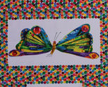 23" X 45" Panel The Very Hungry Caterpillar Eric Carle Cotton Fabric D67... - $10.99