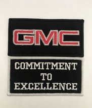 GMC COMMITMENT TO EXCELLENCE SEW/IRON ON PATCH EMBROIDERED  CAR TRUCK UN... - $12.86