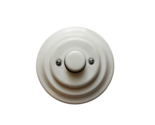 Porcelain Mounted Dimmer Switch EU-P3 Flush LED Halogen White Diameter 3.9&quot; - $41.22