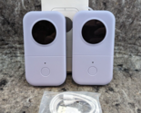 2 x Phomemo D30 Purple Mini Pocket Thermal Label Bluetooth Wireless Prin... - £17.25 GBP