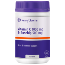 Henry Blooms Vitamin C 1000mg &amp; Rosehip 500mg 180 Tablets - £86.93 GBP