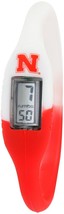 Rumba Time Unisex University of Nebraska Red White Digital Silicone Watch Medium - £11.20 GBP