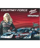 NHRA 8 by 10 Color Promotional Handout Card-Courtney Force-Traxxas-2012 - $177.84 MXN