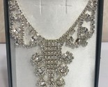 Ana Marked Rhinestone Glamour Womens Necklace Lobster Closure - $16.97