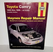 Haynes 92006 Repair Manual For Models Toyota Camry &amp; Avalon 92-96 100% + fb - £8.73 GBP