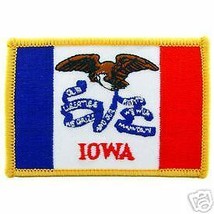 United States Iowa State Sew On Or Iron On Patch - £4.28 GBP