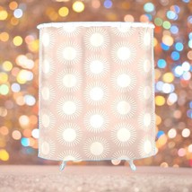 SOCIETY6 Sun Pattern, Pink Shower Curtain New With Tags MSRP $69.99 - $81.92 CAD