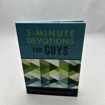 3-Minute Devotions for Guys: 180 Encouraging Readings for Teens - $4.82