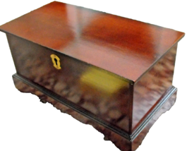 Vintage Cigar Storage Humidor,  Cherry, Velour Lined w Assorted Cigars &amp;... - $1,186.14 MXN