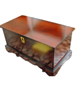 Vintage Cigar Storage Humidor,  Cherry, Velour Lined w Assorted Cigars &amp;... - $1,181.36 MXN