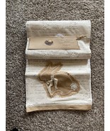Well Dressed Home Shabby Farmhouse  Easter Bunny Table Runner 16&quot;x80&quot; NWT - £26.26 GBP