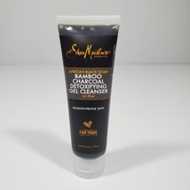 Shea Moisture African Black Soap Bamboo Charcoal Detoxifying Gel Cleanser 4 Oz - £6.90 GBP