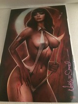2022 Dynamite Comics Vampirella Year One Virgin Variant #1 Signed &amp; Remarked by - £31.56 GBP