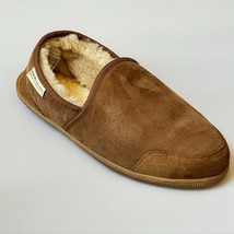 Kiwi Sheepskins New Zealand Mens Fur Lined Loafer Chestnut Size 12M - £28.53 GBP