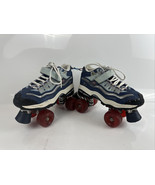 Vtg. - Skechers 4 Wheelers - Blue And Red Women&#39;s 7US- Roller Skates - $84.14