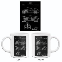 1920 - Automobile - Indy Race Car - H. A. Miller - Patent Art Mug - $23.99+