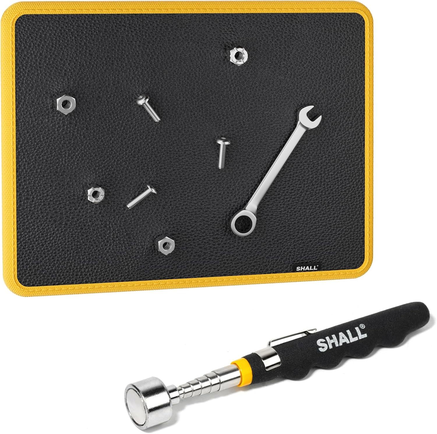 Shall Magnetic Tool Parts Mat And Telescoping Magnetic Pickup Tool, Flex... - $36.99