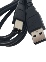 USB Cord 6ft Black Cord for HP Envy 4508 4520 5530 5534 5540 5545 5544 Printer - £4.70 GBP