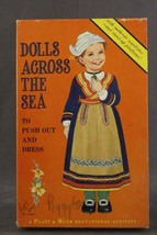 Vintage Toy Dolls Across The Sea Punch Out Original Box Platt &amp; Munk 1955 - £14.28 GBP