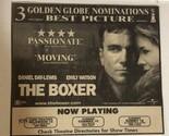The Boxer Vintage Movie Print Ad Daniel Dey Lewis Emily Watson TPA24 - £4.63 GBP