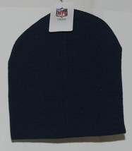 NFL Licensed Tennessee Titans Navy Blue Uncuffed Large Logo Winter Cap image 2