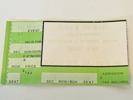 Uriah Heep Metal Rock Concert Ticket Stub vtg 1976 Mcnichols Arena Denver CO oct - £15.53 GBP