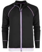 Ideology Big Girls Printed-Hem Zip-up Jacket - $21.00