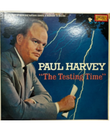 PAUL HARVEY TESTING TIME VINYL LP RECORD ALBUM RARE WORD 3094 PLAY TESTED - $25.68