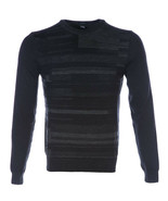 Boss Men&#39;s Evalerio Slim-fit Finest Italian Yarn Sweater, Open Blue, M 3... - £187.74 GBP