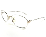 Christian Dior Eyeglasses Frames CD 3561 46L Silver Gold Leaves Round 54... - £93.44 GBP