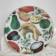 La Primula Ceramic Dinner Plate Tropical Fruit Pattern Made In Italy 10&quot;1/4 - £15.06 GBP