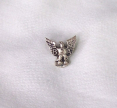 Vintage BSA Boy Scouts of America Sterling Silver Eagle Pin - £21.35 GBP