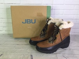 JBU by Jambu Womens Size 10 Marco Weather Ready Mid Calf Boots Faux Fur Whiskey - £55.38 GBP