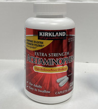 Kirkland Signature Extra Strengh Acetaminnophen Pain Reliever/ Fever Red... - $13.01