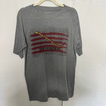 Don’t Tread On Me Gray Tee Sport-Tek Snake Flag Patriotic Shirt Sz S - $338.57 MXN