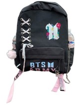 BTSM ARMY School Bags for Girls Teenagers Children Backpack Black - $39.60