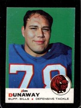 1969 Topps #10 Jim Dunaway Ex Bills *XR26414 - £1.76 GBP