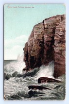 Waves Crashing on White Head Portland Harbor Maine ME 1908 DB Postcard Q4 - £3.06 GBP