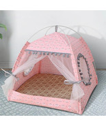 Cat Tent Bed Pet Products The General Teepee Closed Cozy Hammock with Fl... - $27.34 CAD